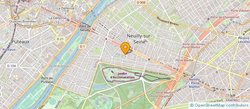 localisation de l'entreprise ROUXEL AIR à NEUILLY-SUR-SEINE