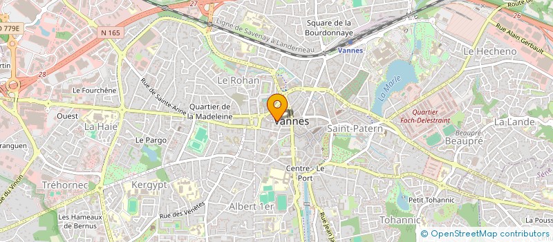 localisation de l'entreprise ROUXEL JEANNE EUROVIANDE SARL à VANNES