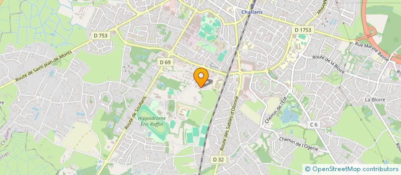 localisation de l'entreprise ROUXEL SAINT COME à CHALLANS