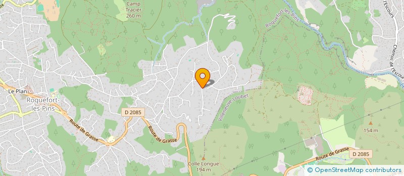 localisation de l'entreprise ROUXIMMO à ROQUEFORT-LES-PINS