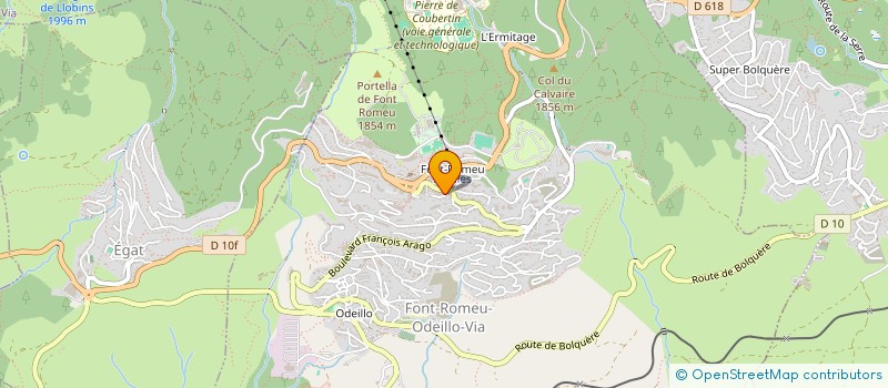 localisation de l'entreprise ROUXPAILLE  FONT-ROMEU-ODEILLO-VIA