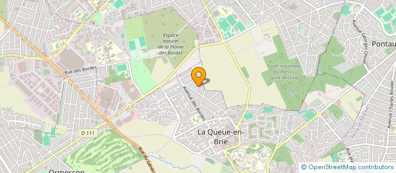 localisation de l'entreprise ROUY 2  LA QUEUE-EN-BRIE