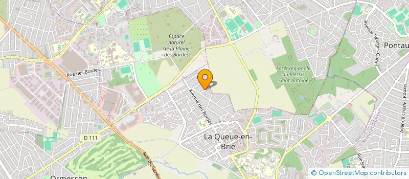 localisation de l'entreprise ROUY 4  LA QUEUE-EN-BRIE