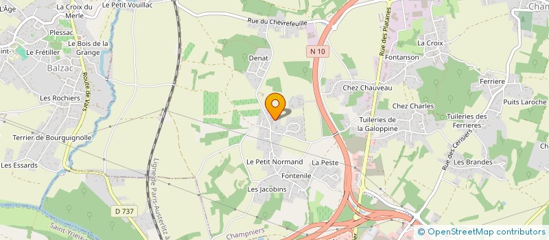 localisation de l'entreprise ROUYER à CHAMPNIERS