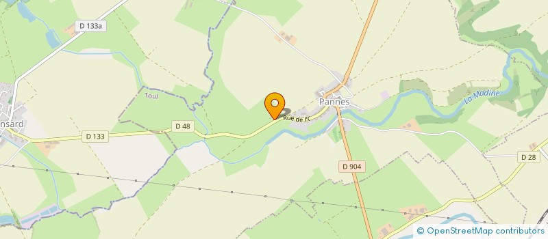 localisation de l'entreprise ROUYER ENERGIES  PANNES