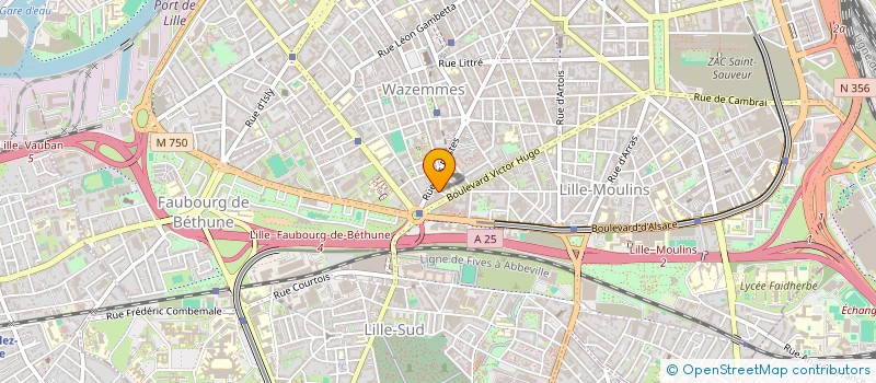 localisation de l'entreprise ROUZE AG1 à LILLE