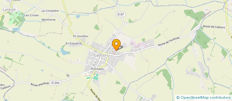 localisation de l'entreprise ROUZEAU ENERGIES  CADOURS