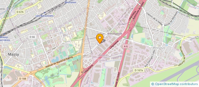 localisation de l'entreprise ROUZES ILE DE FRANCE à ANTONY