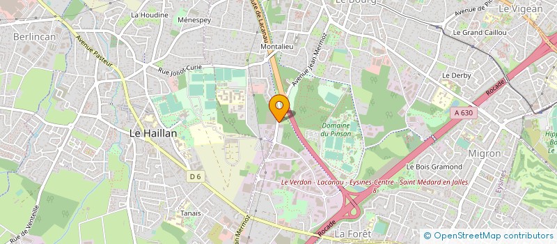 localisation de l'entreprise ROUZES NOUVELLE-AQUITAINE à EYSINES