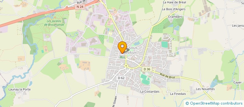 localisation de l'entreprise ROUZIC à BREAL-SOUS-MONTFORT