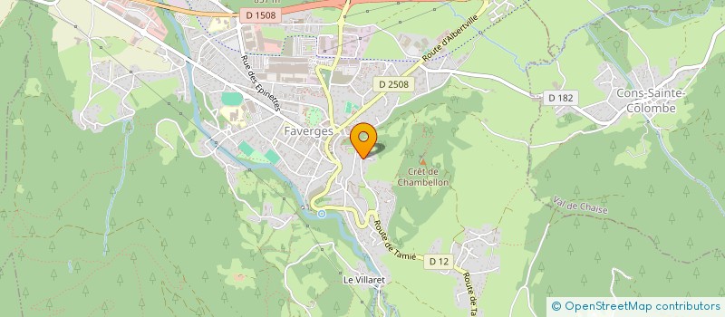 localisation de l'entreprise ROUZIER FAMILY  FAVERGES-SEYTHENEX