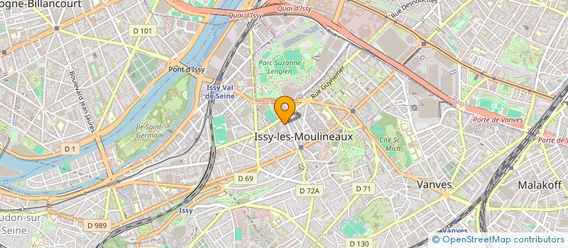 localisation de l'entreprise ROUZIES J-NOUVELLON C-CHAPET V-ROUZIES D à ISSY-LES-MOULINEAUX