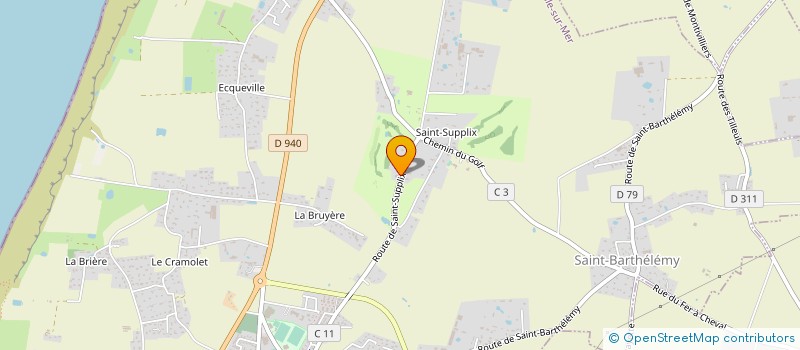 localisation de l'entreprise ROUZIOU  OCTEVILLE-SUR-MER