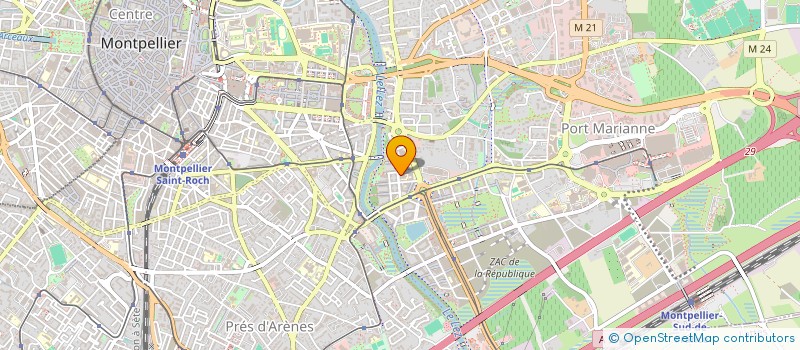 localisation de l'entreprise ROUZLANI CORP à MONTPELLIER