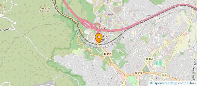 localisation de l'entreprise ROV DEVELOPPEMENT à LA CIOTAT