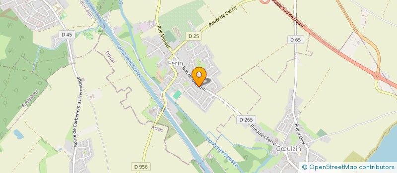 localisation de l'entreprise ROVA 2023  FERIN