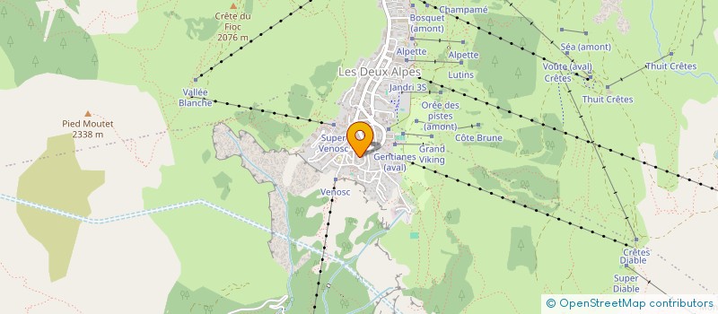localisation de l'entreprise ROVA  LES DEUX ALPES