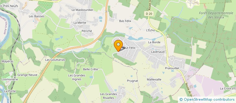 localisation de l'entreprise ROVAEL  VERNEUIL-SUR-VIENNE