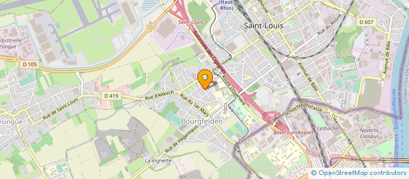 localisation de l'entreprise ROVAL à SAINT-LOUIS