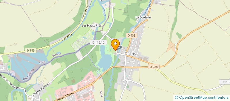 localisation de l'entreprise ROVAL à OULINS