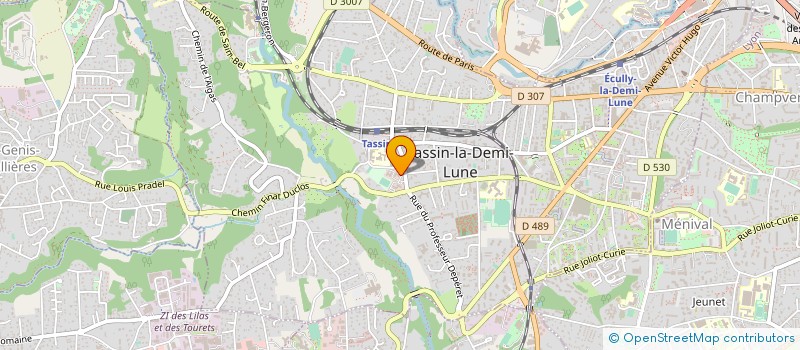localisation de l'entreprise ROVAL CONSEIL à TASSIN-LA-DEMI-LUNE