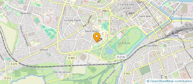 localisation de l'entreprise ROVALEX à CAEN