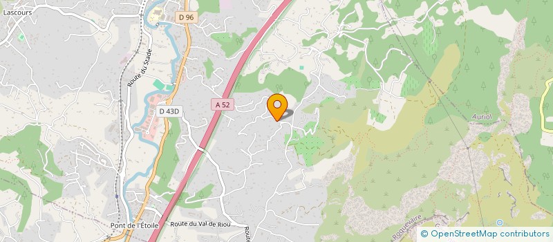 localisation de l'entreprise ROVALIS  ROQUEVAIRE