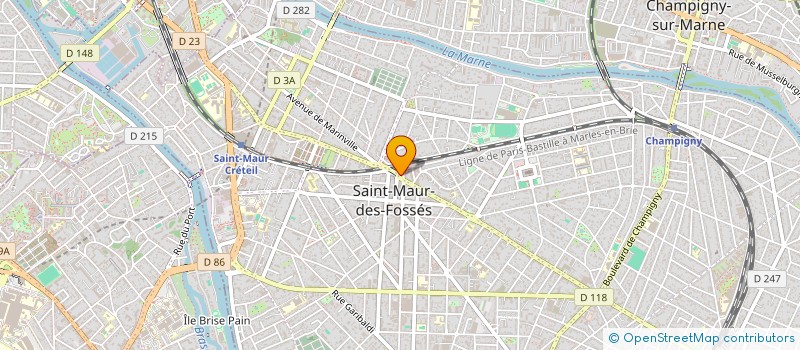 localisation de l'entreprise ROVANIER  SAINT-MAUR-DES-FOSSES