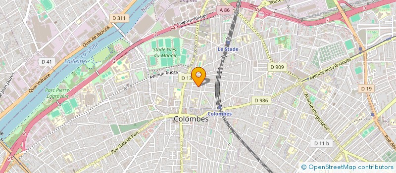 localisation de l'entreprise ROVATEN  COLOMBES