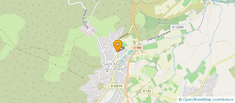 localisation de l'entreprise ROVE DEVELOPPEMENT  SAINT-MARTIN-DE-LONDRES