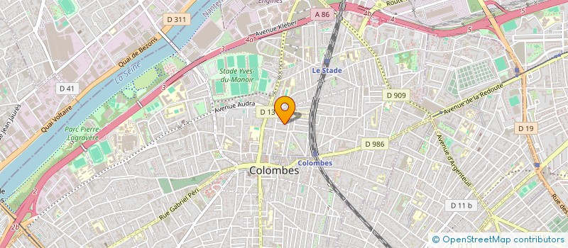 localisation de l'entreprise ROVECCHIO à COLOMBES