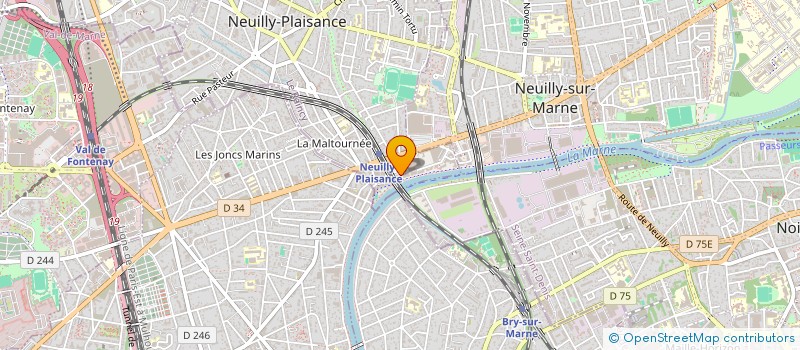 localisation de l'entreprise ROVEMA FRANCE à NEUILLY-PLAISANCE