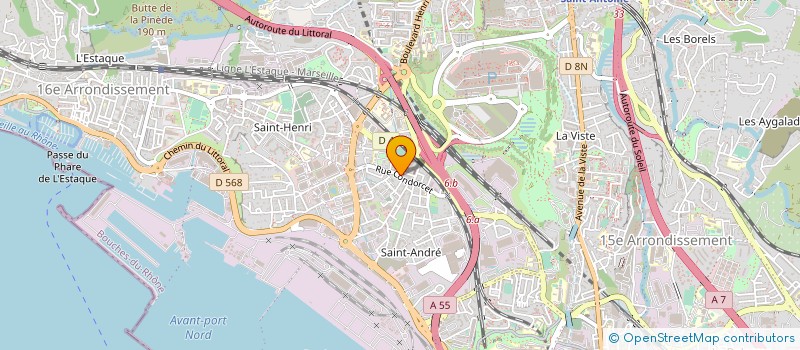 localisation de l'entreprise ROVENBAT à MARSEILLE