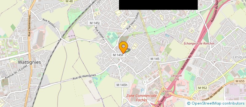 localisation de l'entreprise ROVEOTEL  FACHES-THUMESNIL