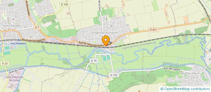 localisation de l'entreprise ROVERA HOLDING  SCHWINDRATZHEIM