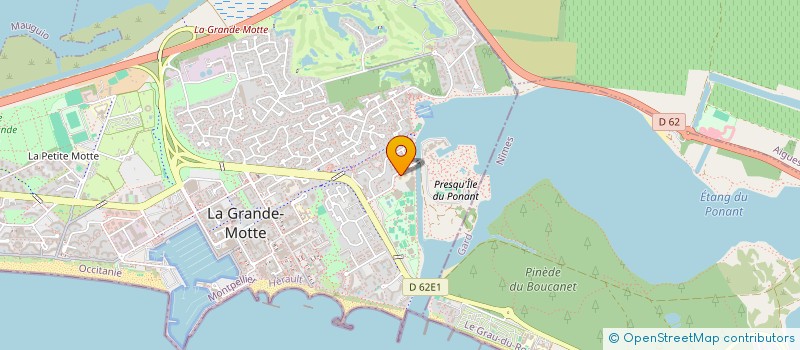 localisation de l'entreprise ROVERE ESPEDITO ET JOELLE  LA GRANDE-MOTTE