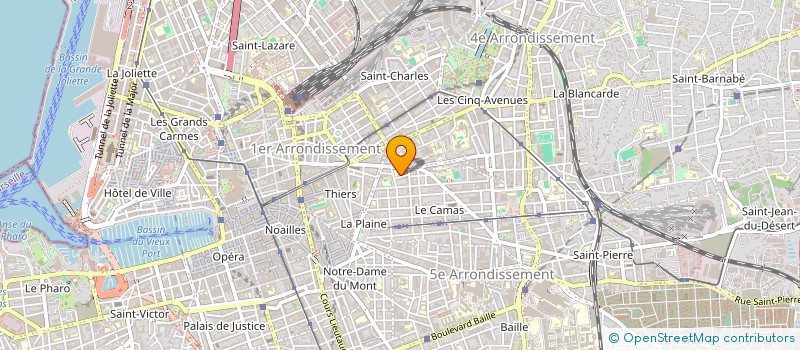 localisation de l'entreprise ROVERETTO-SILVAIN INSTALLATION à MARSEILLE