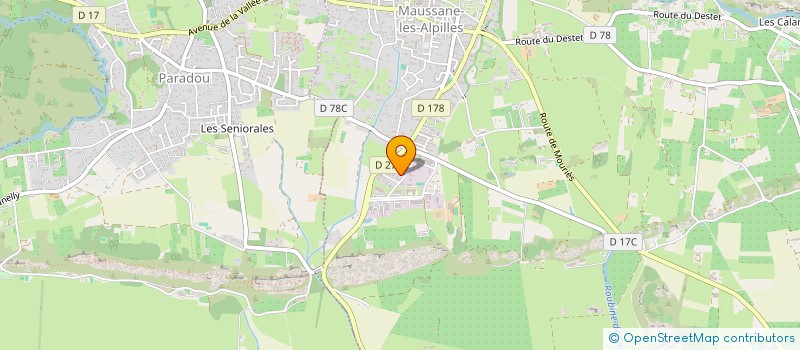 localisation de l'entreprise ROVERY à MAUSSANE-LES-ALPILLES