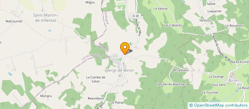 localisation de l'entreprise ROVESE à VERGT-DE-BIRON
