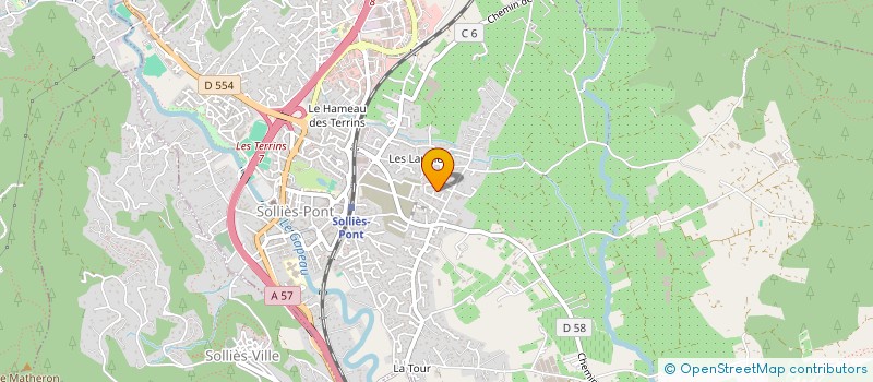 localisation de l'entreprise ROVICELEST  SOLLIES-PONT