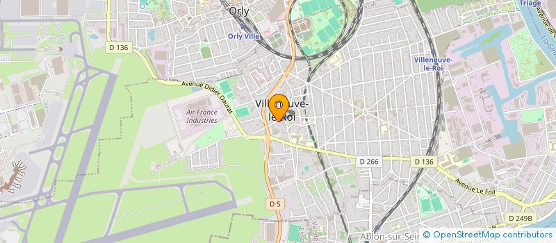 localisation de l'entreprise ROVIER  VILLENEUVE-LE-ROI
