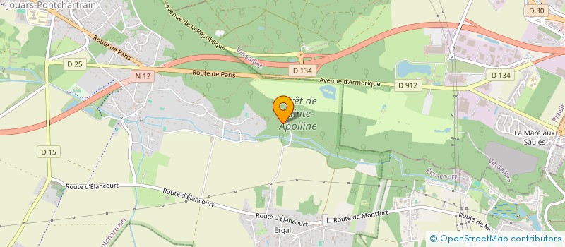 localisation de l'entreprise ROVILAS  JOUARS-PONTCHARTRAIN