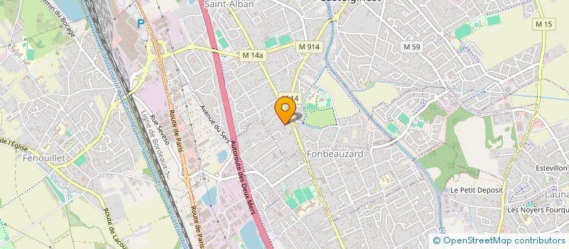 localisation de l'entreprise ROVILI 31  SAINT-ALBAN