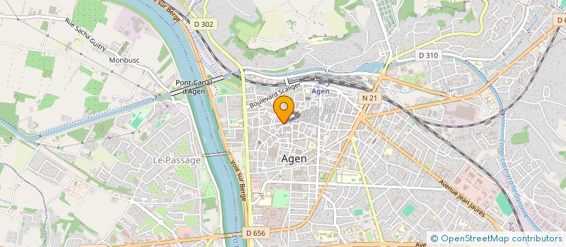 localisation de l'entreprise ROVIN à AGEN