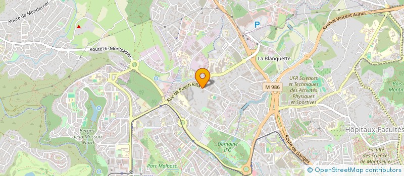 localisation de l'entreprise ROVIRA & BOFILL à MONTPELLIER