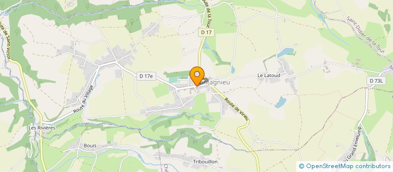 localisation de l'entreprise ROVITEX à ROCHETOIRIN