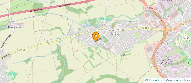 localisation de l'entreprise ROW  MORSCHWILLER-LE-BAS