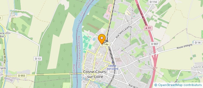 localisation de l'entreprise ROWAL  COSNE COURS SUR LOIRE