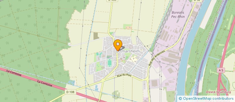 localisation de l'entreprise ROWI à OTTMARSHEIM