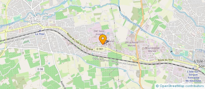 localisation de l'entreprise ROWING SPORT BOATS  LE THOR